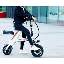 미니 전기 자전거 소형 접이식 전동 출퇴근용 자전거, 36V, 2인승 10Ah배터리수명35~45km