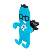 브리사 차량용 핸드폰거치대 송풍구형 롱팔이 카드 지갑형 케이스 거치대, 블루, 1개