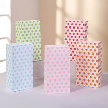 페이퍼백 종이봉투 츄러스봉투 조카용돈 제작 소봉투, 블루