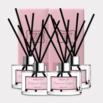 4개 부케가르니 대용량 실내디퓨저 실내방향제 200ml 141492, 에이프릴프레쉬 200ml 2개입_블랙체리 200ml 2