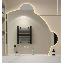 화장실 스마트 거울장 벽걸이 상부장 선반 조명 일체, 백색광+더블터치+무단디밍전자디포깅100cm