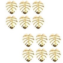 12pcs / 세트 냅킨 링 세트 냅킨 링 홀더 장식 냅킨 버클 웨딩 파티 디너 테이블 장식, 하나, 골든