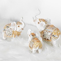 침실꾸미기 화이트 큐빅 코끼리인형 3p 친구선물 공간연출 파티룸, 대(2P세트), 대(2P세트)