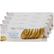 M&S 막스앤스펜서 올 버터 비엔니스 스월스 비스킷 쿠키 130g 4팩