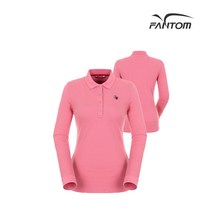 팬텀 골프여성 피케 티셔츠 자수로고 코튼 _F22283TO951_PK, 105, PK