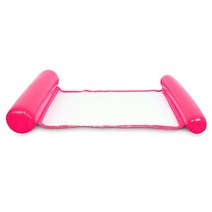 에어 미끄럼틀 수영장 매트 에어 매트리스 플로트 의자 워터 베드, 로즈 레드, 01 rose red