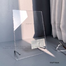 아크릴선반진열장LOOTAAN-레이스 네일 아트 디스플레이 스탠드 1 개 투명 아크릴 보드 연습 그물 레드 촬영, 01 Small