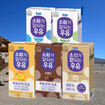 매일 소화가잘되는우유 락토프리 멸균우유 2종 190ml 24팩, 바나나우유 12팩, 미숫가루 12팩