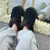 VANANA2 고퀄리티 소재 페이크퍼 여성 뮬 슬리퍼