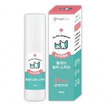 헬케어 반려동물 용품 탈취 소독제 100ml 애완동물 강아지 고양이 화장실 오줌 무향 피톤치드, 상세페이지 참조