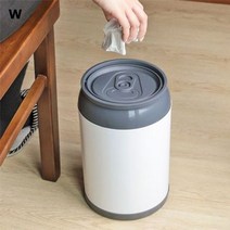 쓰레기통 냄새안나는 화장실 7.5L 주방 미니 인테리어 원형 탁상용 야외 화장대 스윙 원터치 업소용 쓰레기