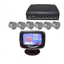 지게차 굴삭기 트럭 비손상레이더 후방감지기, 전면 4개 감지 사람 음성-LCD LCD