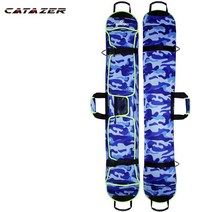 Catazer 135-155CM Ski Bag Snowboard Bag Veneer Board Cover Snow Ski Bag Anti-Scratch Anti-rust Prote, 주황색