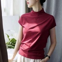 100164C 폴라 민소매 티셔츠