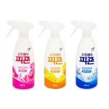 피죤 스프레이형 섬유탈취제 490ml 땀냄새 옷 정전기방지, 핑크로즈490ml