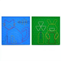 유아 고무줄 대칭놀이 양면 지오보드 엄마표수학 홈스쿨교구 뺄셈 수리력 수학교구 숫자놀이 덧셈 홈스쿨링