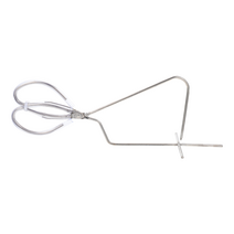 도자기 집게 뚝배기 가마 전기가마 분말소분기 가정용소형 가마 흙 토련기 유약 점토 공구 침전 조각 말뚝 도가니강 스테인리스강 중합물, 1 건, 39x14cm