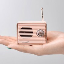 [정품] USB스피커/USB미니오디오/휴대용 블루투스 스피커 미니 /무선/USB/뉴트로/블루투스오디오/어린이선물/봄/캠핑, 핑 크