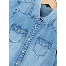 W(XS)게스 청남방 데님셔츠 아메카지 워크웨어4