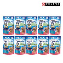 [반려묘용] 덴탈라이프 간식 껌 연어 51g 10개, 없음, 상세설명 참조