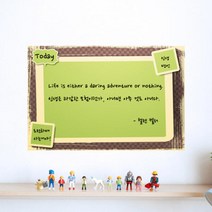 아트박스/꾸밈 cx227-빈티지메모지_칠판시트_칠판스티커, C-레드