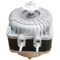 냉동고 냉각 팬 모터 냉동고 냉장고 콘덴서 비동기, 네트 커버가 있는 회색 60W 모터