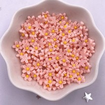 8mm 수지 3D 다채로운 미니 꽃 보석 플랫백 인형 스크랩북 웨딩 아플리케 네일 아트 공예 OL560 100 개134031, P