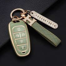 현대 투싼 키케이스 L 프놈펜 TPU 키케이스 쏘나타 키케이스 5 버튼 적용 키케이스 키홀더, 1, 라이트 그린
