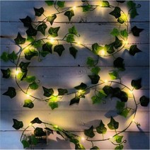 2M/3M/4M 인공 식물 Led 문자열 빛 기풍 녹색 잎 포도 나무 우드 갈 랜드 크리스마스 결혼식 웨딩 파티 휴일 장식 조명, 웜 화이트, 10m 100leds, 미국B Powe레드