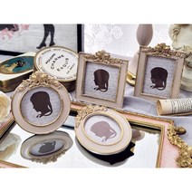 쉐비블랑체 프렌치 앤틱 미니 핑크 액자 4종 고급 탁상 테이블 장식 액자