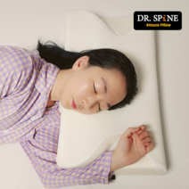 닥터스파인 4시간 숙면 경추베개 옆으로자는 목이편한 기능성, 화이트, 1개