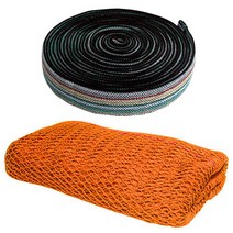 탄력바 컬러 45mm 20YD+그물망 오렌지 3m x 5m 화물차 트럭 용달 안정망 낙하방지 밴드 벨트 스트랩