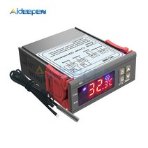 온도제어기 조리용 듀얼 STC-3000 LED 디지털 온도 조절기 온도계 센서 습도계 AC 110-220V DC 12V-72V STC-1000 SHT2000, 9.STC3000 DC 24V
