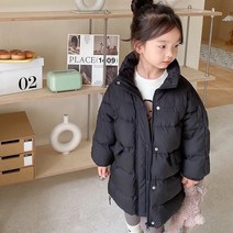 Tengduo 어린이 겨울패딩 초등 남아 여아 보온 롱패딩 루즈핏 트렌디셀러 2021겨울신상 심플한 패딩 스쿨룩 찰떡템