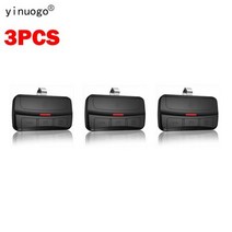 보안 부속 부품 3 in 1 다중 주파수 280mhz-868mhz 차고 문 원격 제어 게이트 오프너 복사기 롤링 코드 및 고정 코드용 433.92mhz, 3개