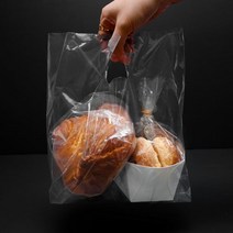 비닐쇼핑백 투명 무지 PE 타공 소 장원패키지 [100ea]