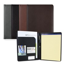 (아인텍) 가죽 A4 레포트패드 2단형, 브라운[H0242] 1개