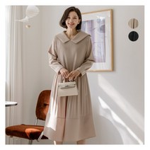 김여사 벨라티 주름 카라 원피스 엄마옷/마담옷/중년여성/40대/50대