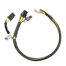 Zahara 0N08NH GPU Power Cable Replacement for Dell R720 R730 R7910 9H6FV Riser to GPGPU 09H6FV, 1