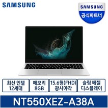 삼성전자 갤럭시북2 15.6 코어I3 12세대 가정용 노트북 인강용 노트북, Z-A38AS, WIN10 Home, 8GB, 500GB, 단일색상(실버)