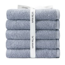 송월타월 르바름 호텔수건 5매 30수 160g, 3.애쉬블루5매