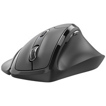 NEWTRAL 인체공학 버티컬 컴피 무선 마우스, 블랙