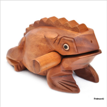 소품 불교 태국 공예품 개업 선물 원목 두꺼비 목탁 나무 개구리 인테리어, 1번 6x4x4cm