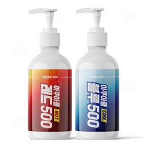 아쿠아쿨 레드500+블루500 스포츠겔 근육이완크림, 1세트