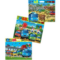 타요 판퍼즐 48 68 88조각 3권세트/키즈아이콘, 1세트