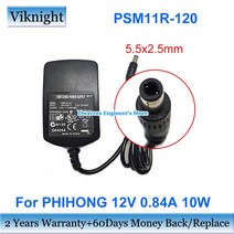 정품 Phihong 12V 0.84A 10W AC 어댑터 PSM11R-120 충전기 METTLER TOLEDO 저울 ME ML 시리즈 전원 공급 장치, CHINA, 미국