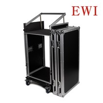 EWI BC-16U 상부 믹서 장착형 이동식 랙케이스 16U 전후면 도어 / 바퀴 O / BC16U