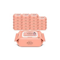 도담이 소프트 플레인 유아물티슈 캡형, 10팩, 100매