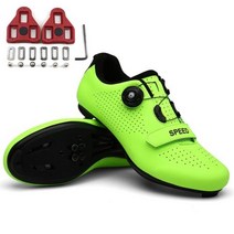 평로라 자전거 로라 롤러 트레이너 플랫 로드자전거 슈즈 스피드 라이딩 스니커즈 남성 사이클링 신발 도로 야외 자동 잠금 MTB 여성 남자 SPD sl 클릿슈즈 자전거신발, 없음, 896 Road Green+38