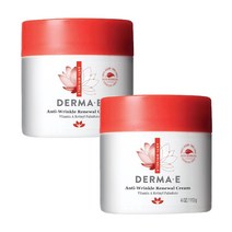 Derma E 비타민A 크림 113g 2팩 Anti Wrinkle Renewal Cream 레티닐 팔미테이트 유도체